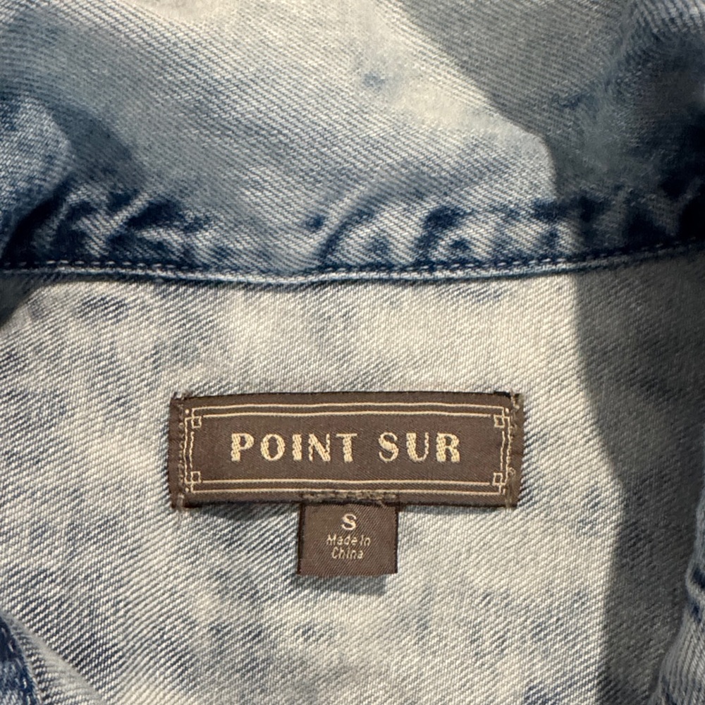 Point Sur from Jcrew Light Blue Jean Jacket Small - Picture 2 of 3